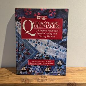 Quick & Easy Quiltmaking Hardcover | Quilt Patterns Book | 1993 Patchwork Place
